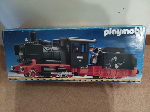 Playmobil locomotive noire - locomotive,