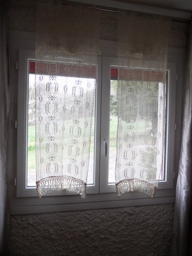 Rideaux faits main - , crochet