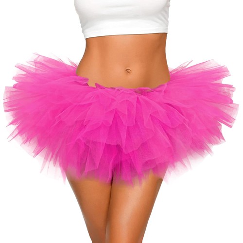 Adult hot pink layer tulle - 5-layer,