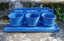 PORTE SAVON MURAL ANCIEN EN ÉMAIL