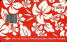 Polynésie Française - PF19a - Paréo rouge 150u - SC5 9 n° rouge