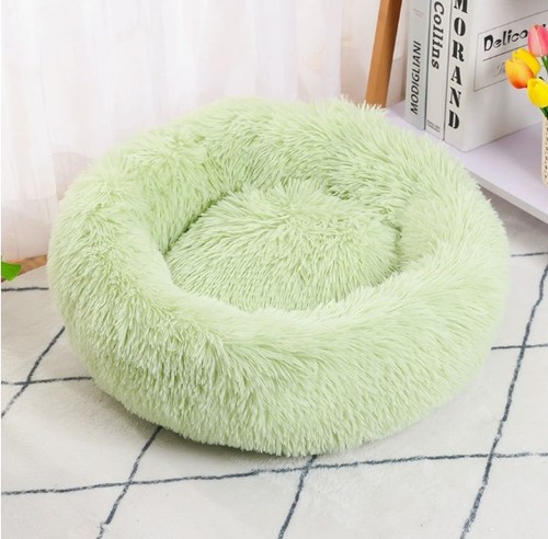 Luxury fluffy round pet - pet, bed