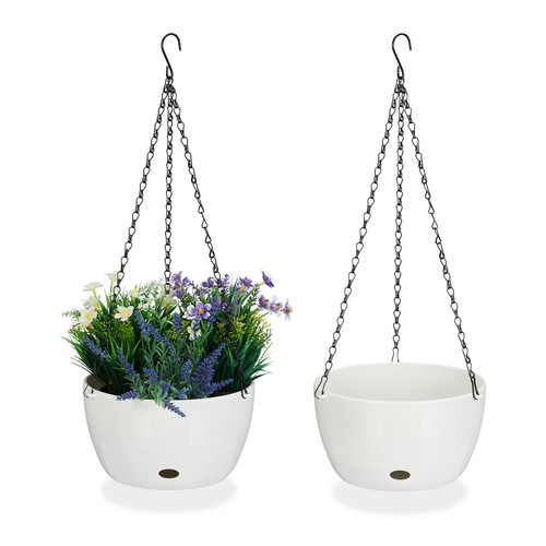 Pot fleurs suspendu - de,