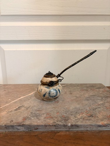 Ancien pipe opiu porcelaine - ancien,
