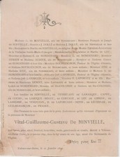 1891 Faire-part décès