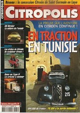 CITROPOLIS 39 CITROEN TRACTION EN TUNISIE LA GS BIROTOR CRECHE A MOTEUR TYPE H