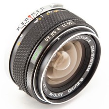 Olympus G.Zuiko Auto-W 21mm f3.5 OM objectif manuel / manual focus lens