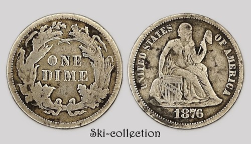 Cents one dime 1876 - dime,