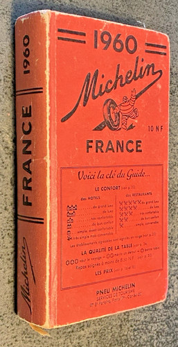 Guide michelin rouge 1960 - michelin,
