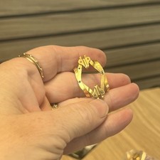 Gold Plate Watch Holder Flexible Bracelet Wrist Strap Clasp Ladies French 1920s