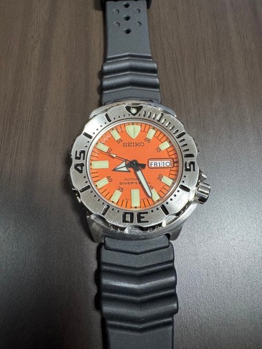 Montre seiko skx781 orange - seiko,