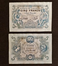 1912 - 5 Francs Algérie