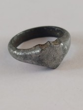 Bague Chevalière Blason Art des Tranchées Travail de Poilu WWI 1,47 g