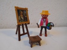 Playmobil vincent van gogh peintre hollandais médiéval personnalisé avec un t...