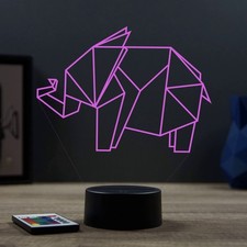 Lampe illusion 3D Animal