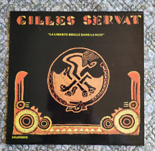 Gilles Servat  La Liberté Brille Dans La Nuit "Chili T.T." LP 33T  1975 N.M/N.M+