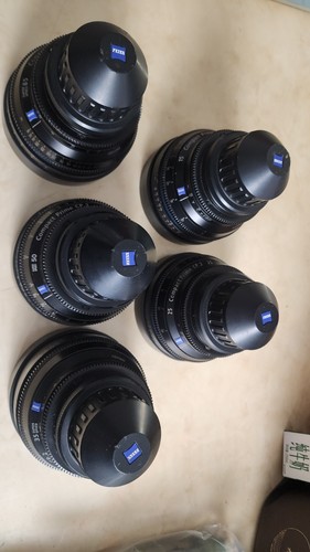 Jeu objectifs zeiss cp - de,
