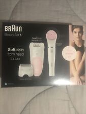 Braun Epilateur Silk Epil 5 SensoSmart rechargeable étanche + accessoires ,Neuf