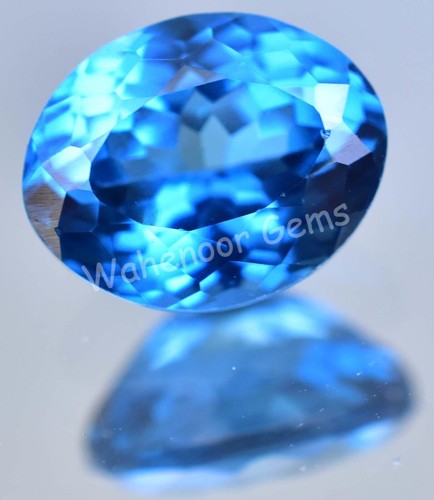 Naturel bleu zircon - bleu, 7.55