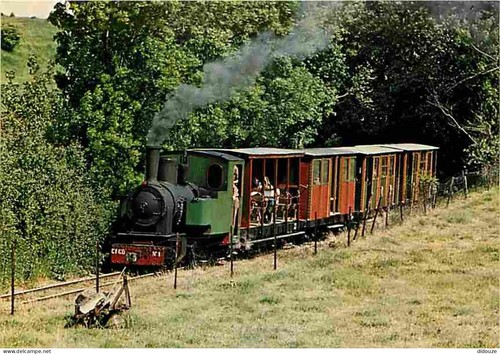 Carte postale trains - carte,