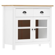 Bois de Pin Solide Buffet Gris