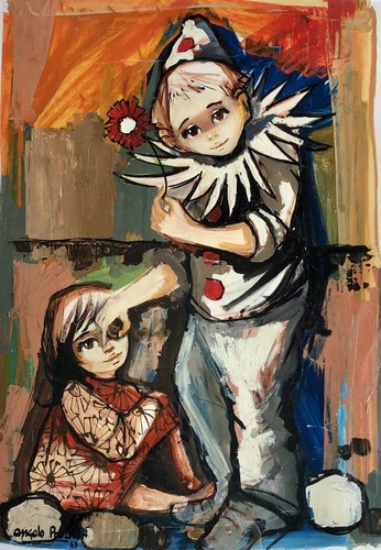 Huile sur papier big - huile, papier « big