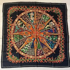 Écharpe Hermes Carré 90 au