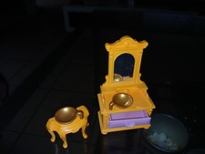 PLAYMOBIL 5146 / CHAMBRE MEUBLE COIFFEUSE 1900 Epoque + Commode Victorienne 