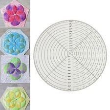 Transparent Cercle Cutter Mesure Boussole Dessin Localisation Règle de Couture