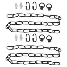  2 Sets Garde-corps Pont Jardin Accessoires Suspension Chaîne Luminaire
