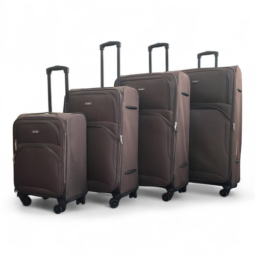 Valise souple élargie marron - Élargie,