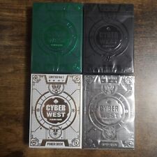 Cyber Ouest Cartes à Jouer Neuf & Scellé Robot Futuriste Édition Limitée Pont