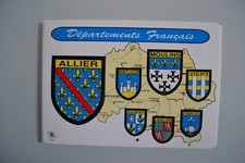 ALLIER CARTE POSTALE BLASON