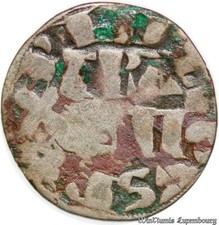 C1951 Rare France Denier Philippe II Auguste Parisii Civis Paris 1223 Argent