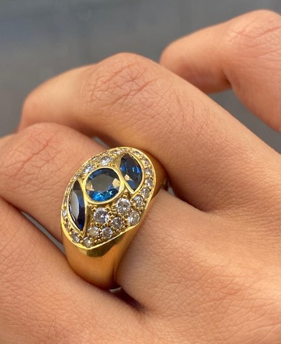 Bague jonc jaune - or, k
