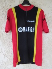 Maillot cycliste TI RALEIGH CAMPAGNOLO vintage cycling shirt jersey trikot M/L