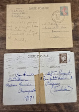 Lot 216. 2 Carte entier