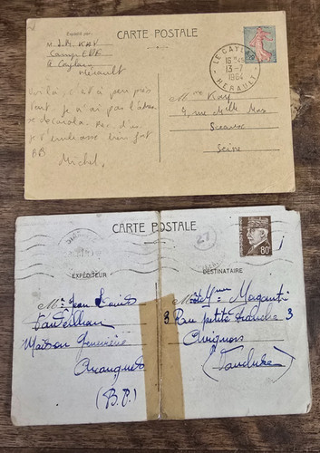 Lot 216 carte entier - lot, 2