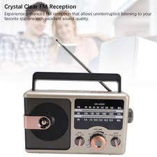 Radio BT Style Radio-rétro De Radio Complet Pour Le Voyage De Salle De Bain Du