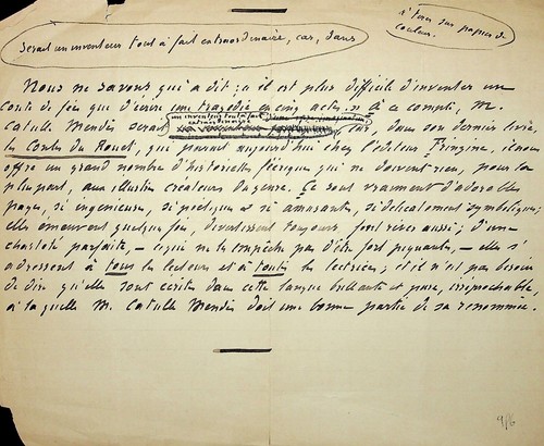 Manuscrit autographe - manuscrit,