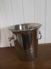 Vintage Seau à champagne inox