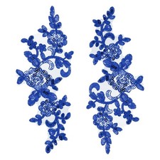 2 Pcs Appliques Dentelle Fleur