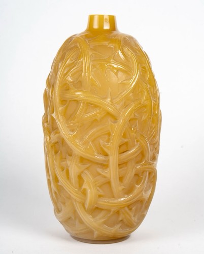 Vase ronces verre - ronces, butterscotch