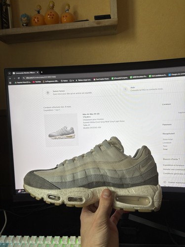 Nike air max white - 95, qs
