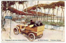 Tonneau 8 CV monocylindre De Dion-Bouton à Puteaux (Seine).Non postée.