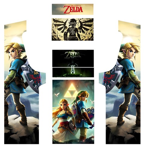Stickers zelda pour borne - pour,