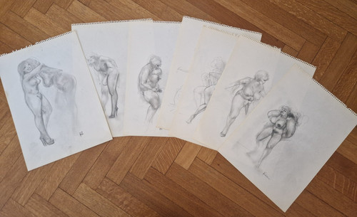 Lot dessins originaux - lot,