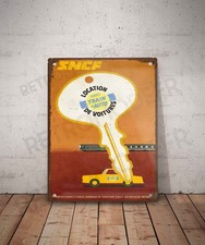 Plaque métal vintage Sncf