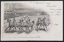 CPA timbrée Souvenir de Barnum et Bailey 1902