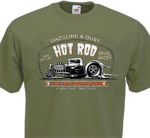 Tee shirt hot rod - hot,
